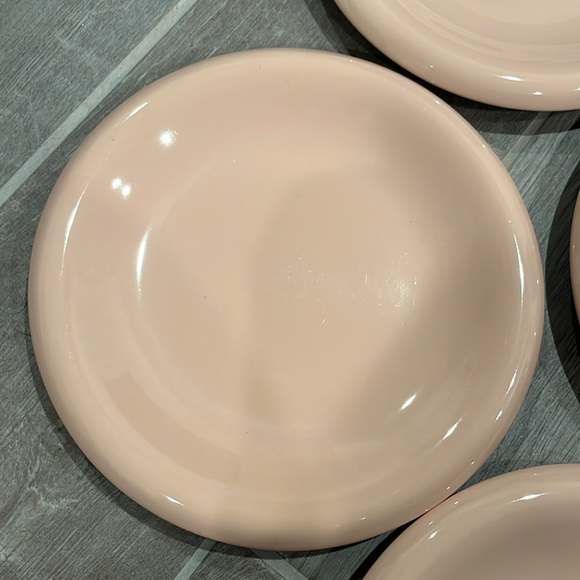 3 Baker, Hart and Stuart for Mervyns, USA Pottery Peach Pale pink 7.75” Plate - Picture 2 of 6